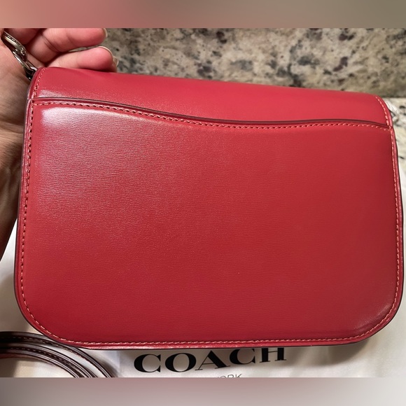 Coach Idol Bag - CM557 - Red Enamel with Silver hardware - Picture 8 of 16